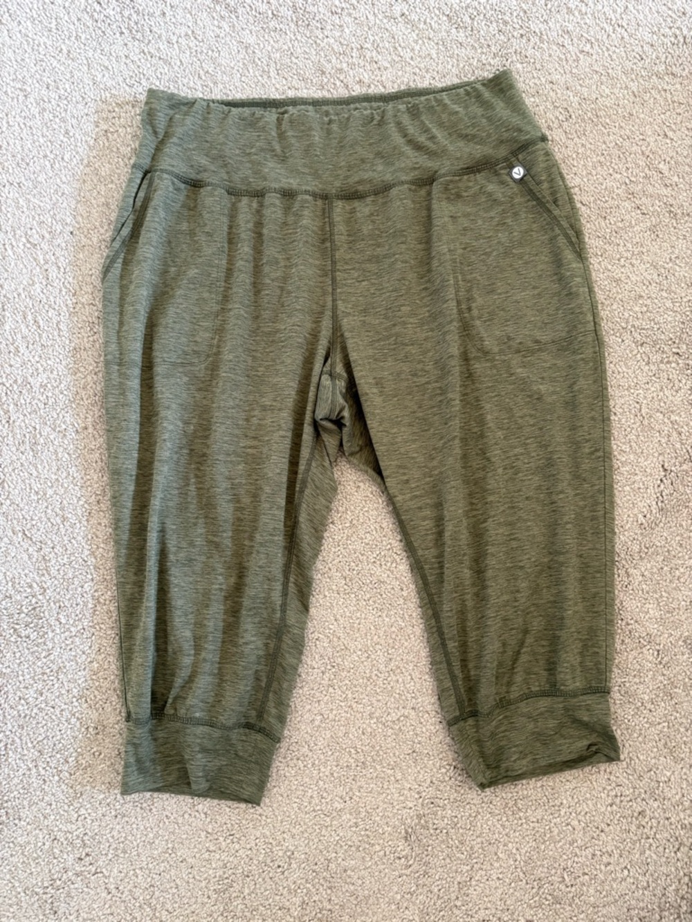Lane Bryant Olive Green Capri Joggers Size 18/20